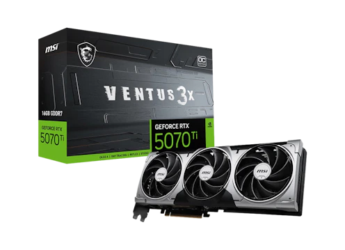 Karta graficzna MSI GeForce RTX 5070 Ti Ventus 3X OC 16GB