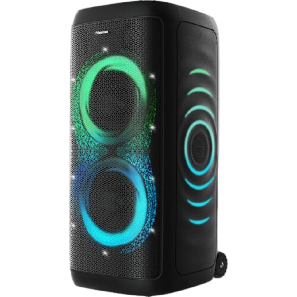 Power Audio HISENSE Party Thunder Czarny, 620W, Bluetooth, Bateria 18 godzin, Auracast, Złącze Gitarowe i Mikrofonowe