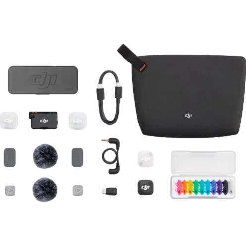 System bezprzewodowy DJI Mic Mini 2 (2 TX + 1 RX + Etui ładujące)