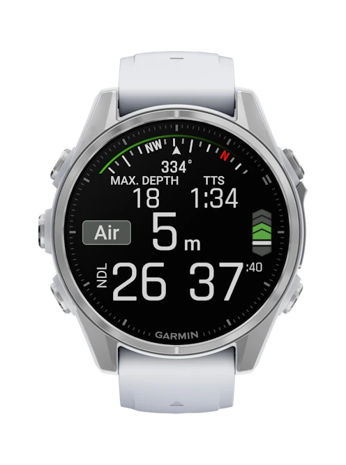 Smartwatch GARMIN Fenix 8 43mm Srebrno-biały