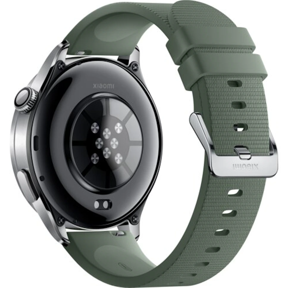 Smartwatch XIAOMI Watch 5 srebrny z zielonym paskiem
