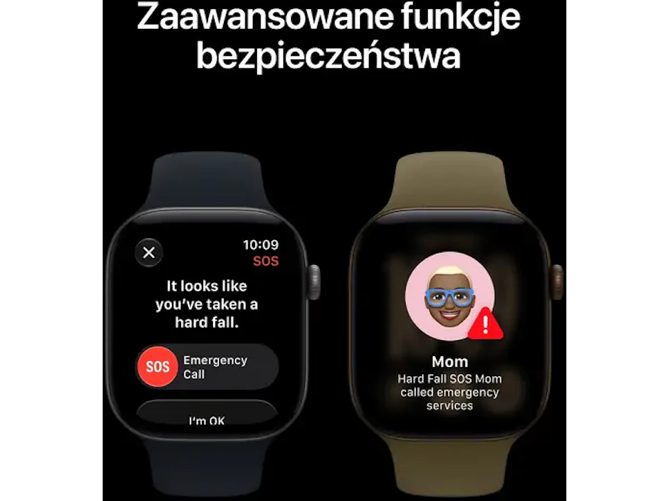 Apple Watch 12 GPS + Cellular 46mm aluminium czarny pasek czarny