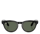Meta Ray-Ban Headliner - Low Bridge Fit (Plano Green/Shiny Black)